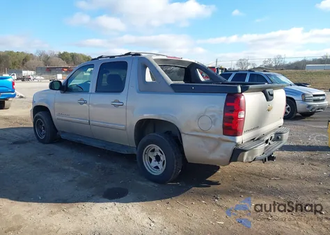 2007 Chevrolet Avalanche 1500 Lt из США, поврежденный, VIN 3GNEC120X7G225653
